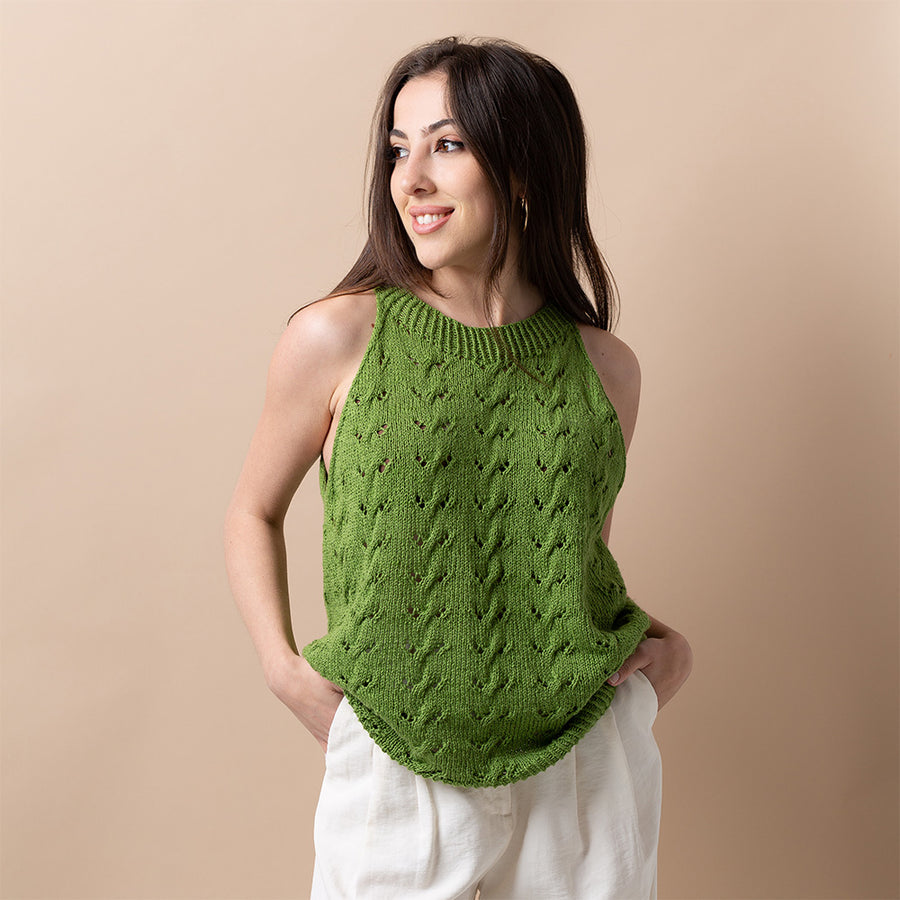 STRICKANLEITUNG Bluse Shaya | kurzarm Sweater | Pullover | Pascuali